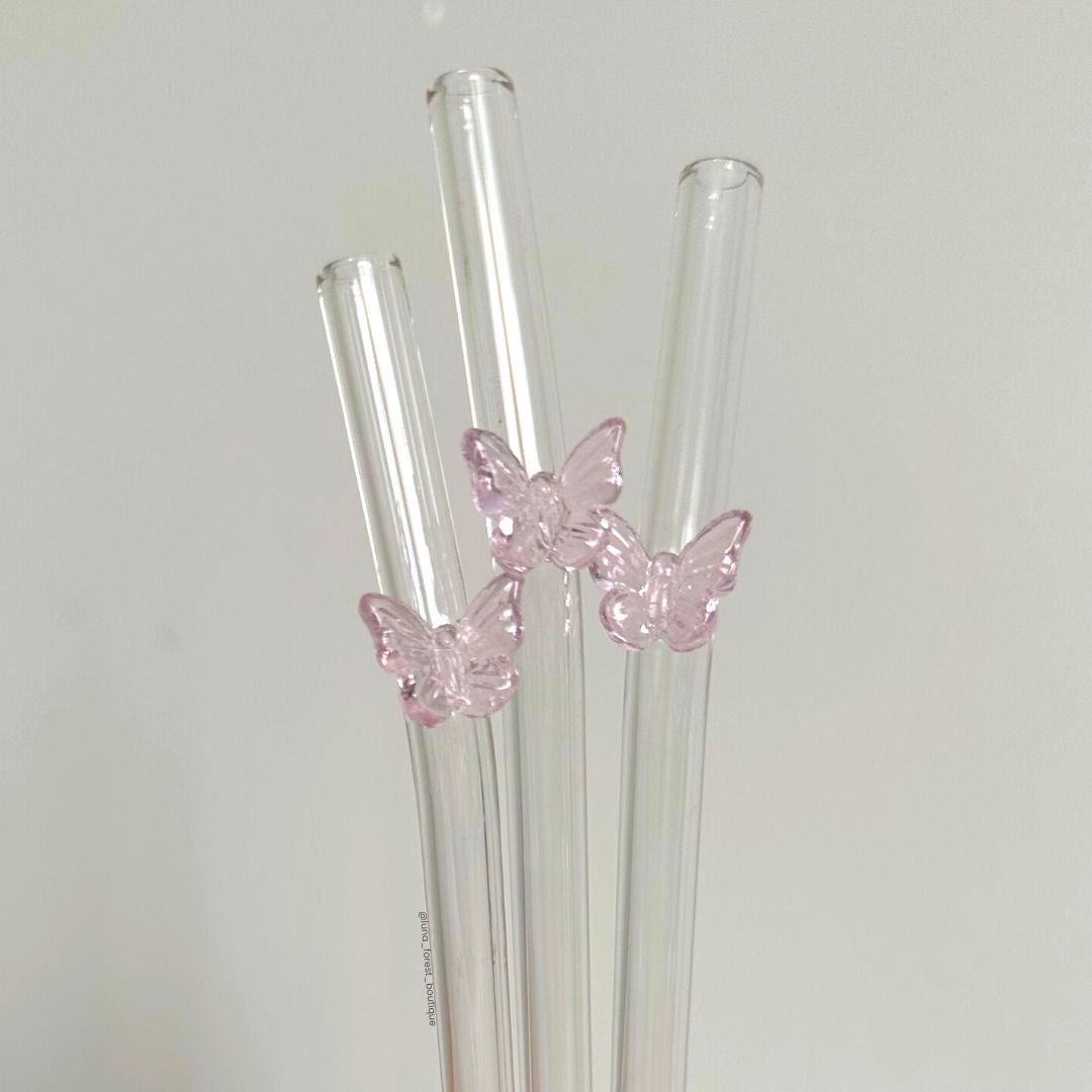 Butterfly straws