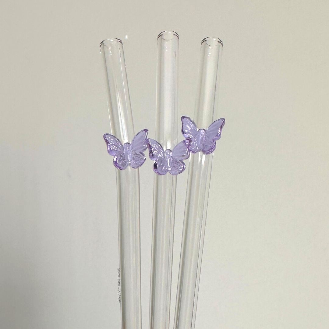 Butterfly straws