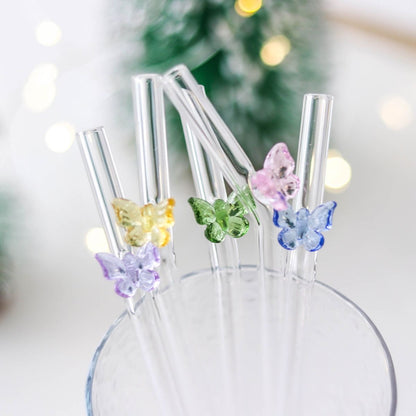 Butterfly straws