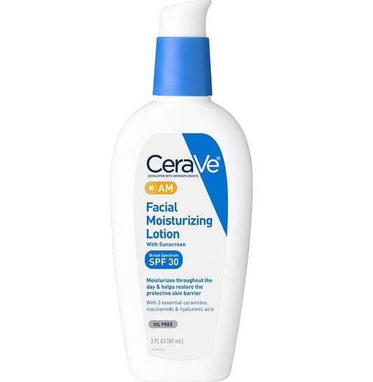 Cerave Am Oil Free Lotion 89ml with Sunscreen