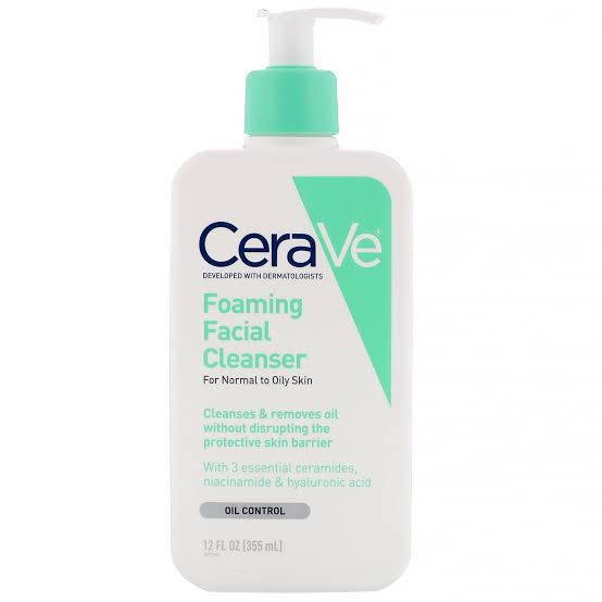 CeraVe Foaming Facial Cleanser For Normal To Oily Skin 236 ML