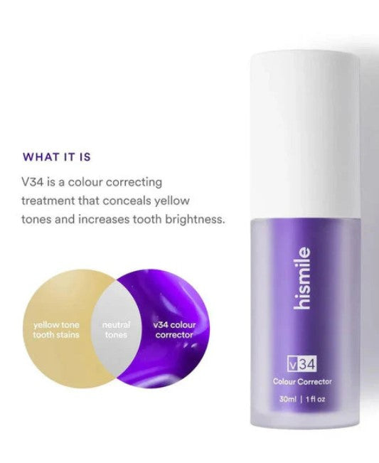 HiSmile V34 Teeth Whitening Purple Toothpaste