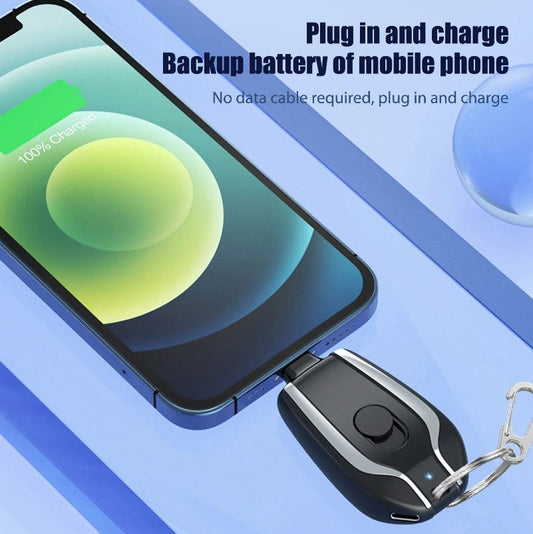 Portable Keychain Charger (1500 MaH)