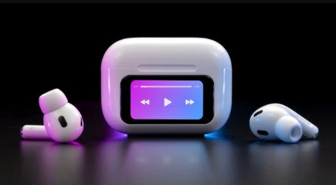 Airpods Pro A-9 with Touch Screen, Digital Display, ANC & Touch Controls