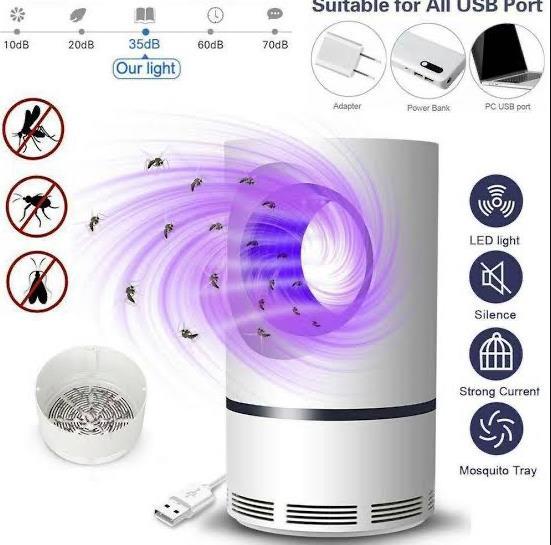 Mosquito Killer Lamp Insect Trap USB Charger UV Light Killing Lamp